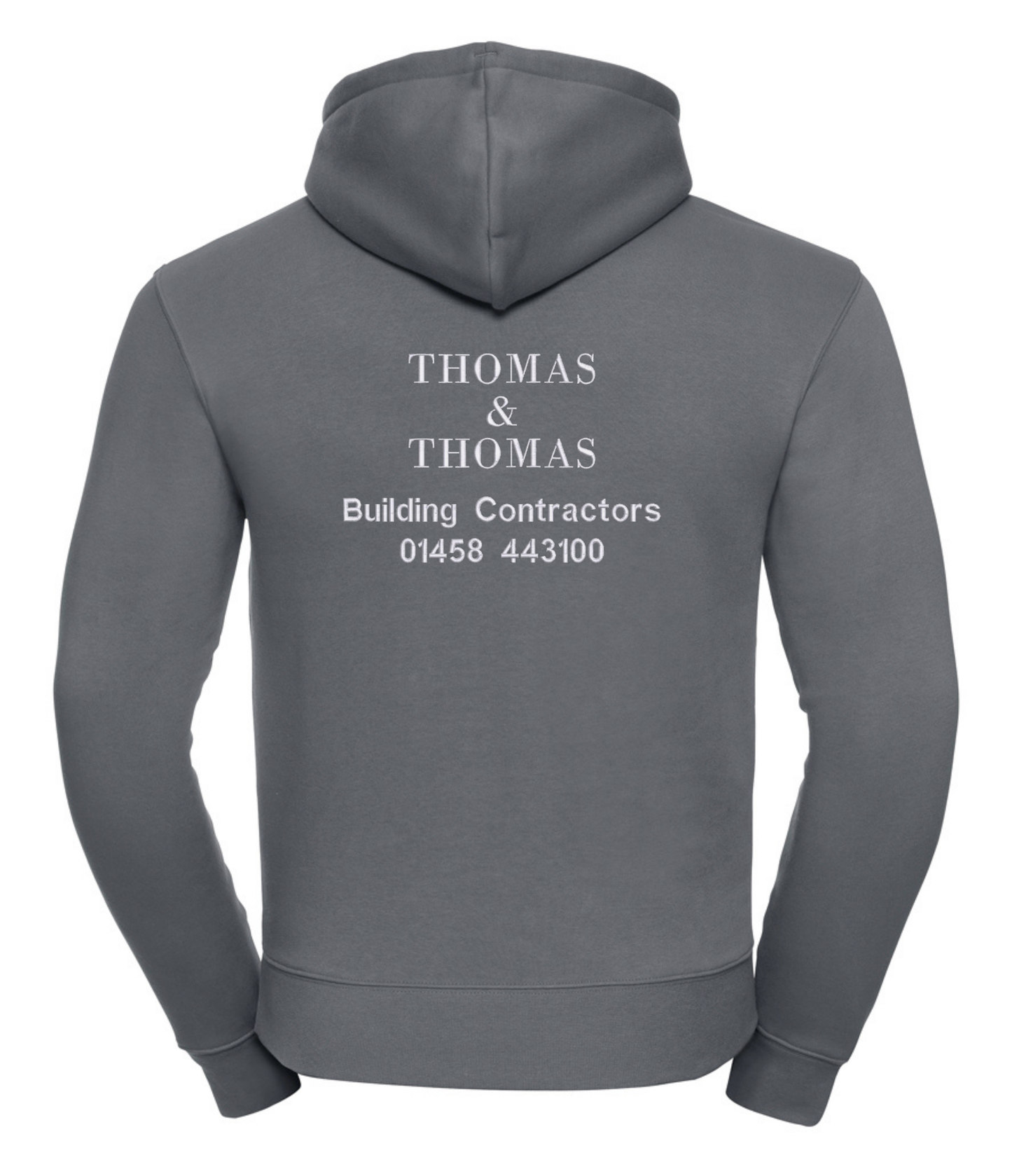 Thomas and Thomas Dark Hooded Sweatshirt