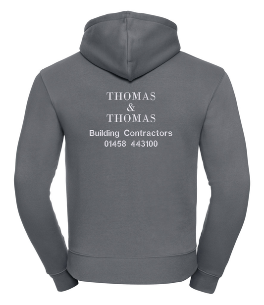 Thomas and Thomas Dark Hooded Sweatshirt