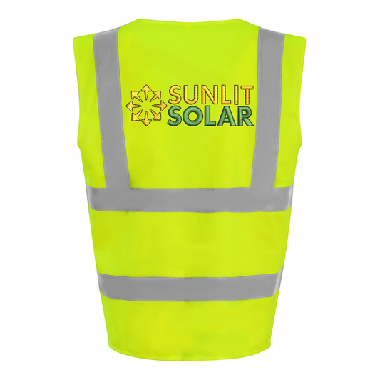 Sunlit Solar High Visibility Waistcoat