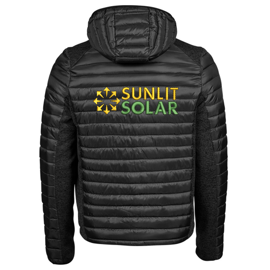 Sunlit Solar Ladies Hooded Padded Jacket