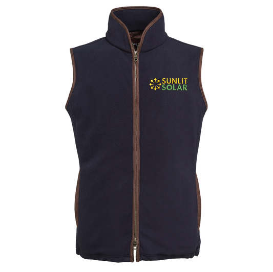 Sunlit Solar Unisex Fleece Gilet