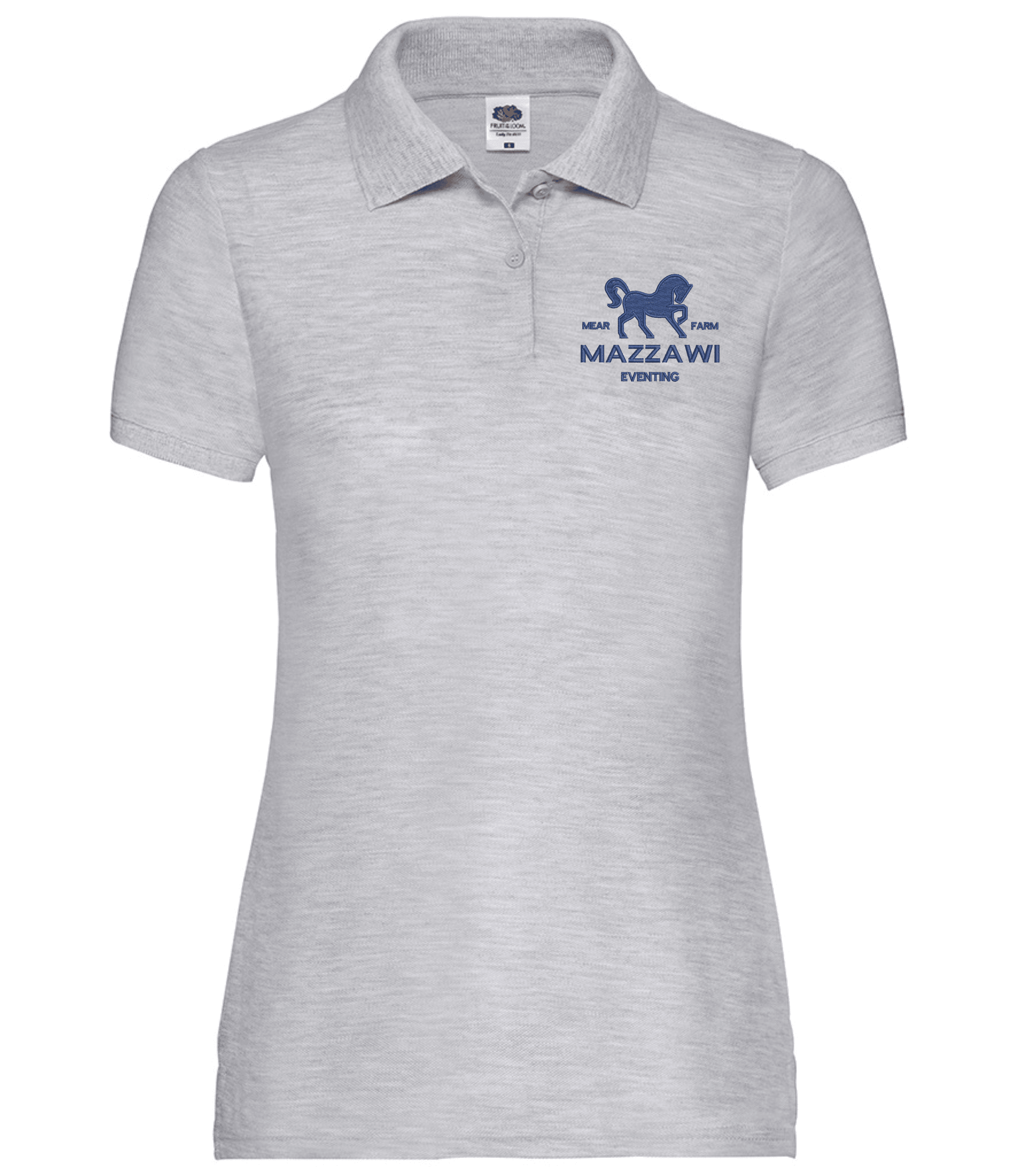 Mazzawi Eventing Ladies Grey Polo Shirt