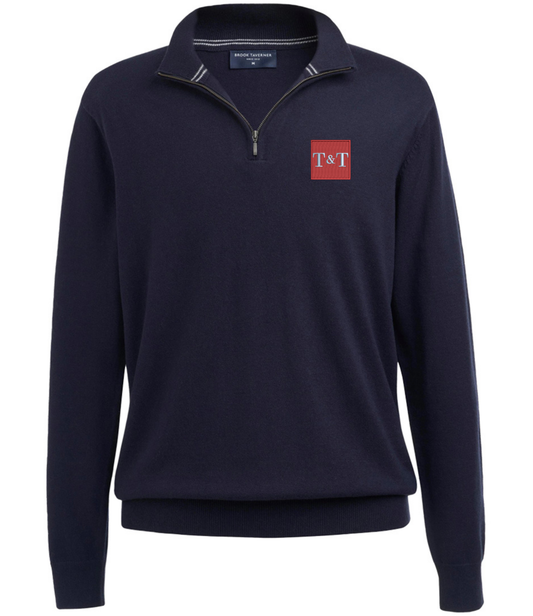Thomas and Thomas 1/4 Zip Jumper