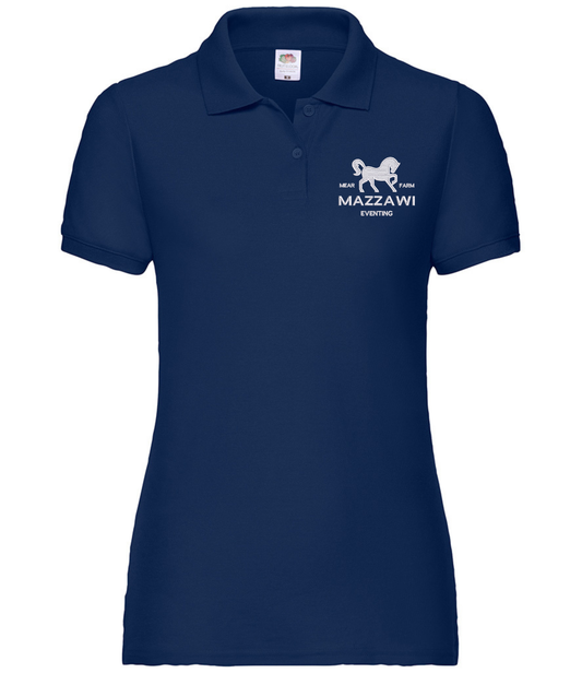 Mazzawi Eventing Ladies Navy Polo Shirt