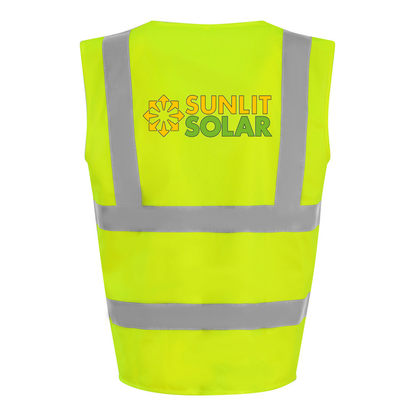 Sunlit Solar High Visibility Waistcoat
