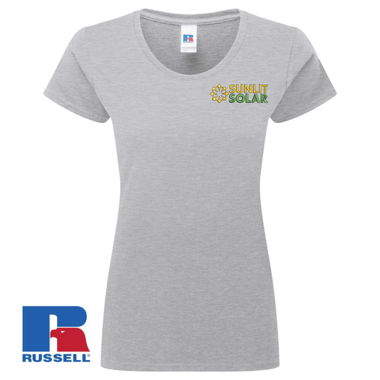 Sunlit Solar Russel Athletic Ladies T-shirt