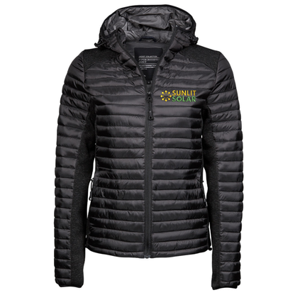 Sunlit Solar Women's Hooded Padded Jacket