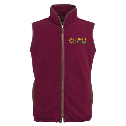 Sunlit Solar Unisex Fleece Gilet