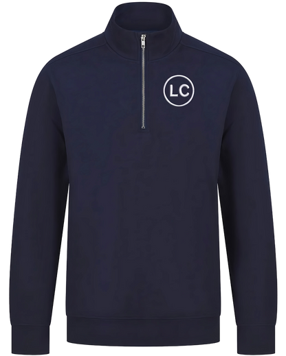 Henbury Unisex Sustainable 1/4 Zip Sweatshirt