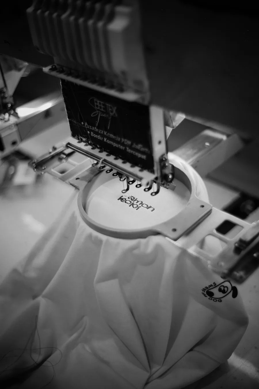 A logo going onto a tee