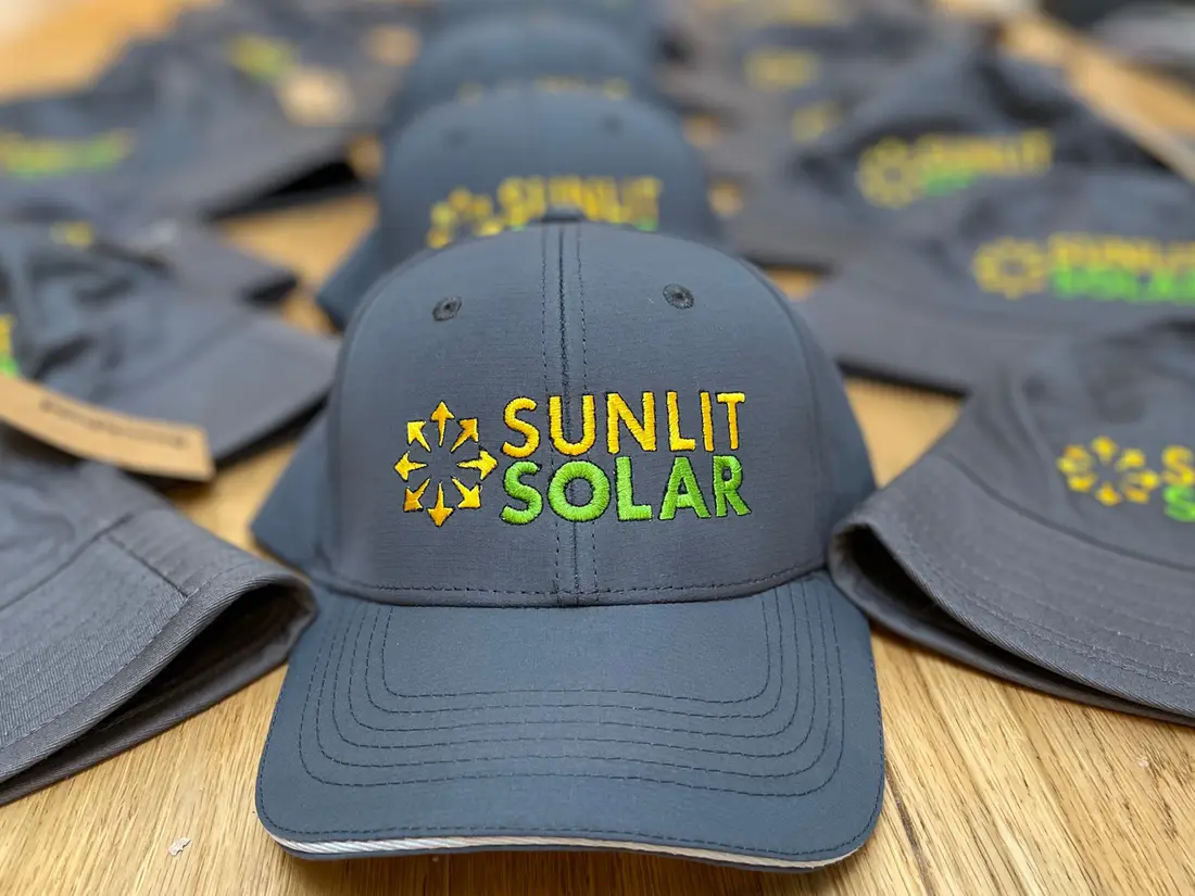 Sunlit Solar, Caps · Embroidery