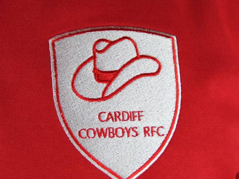 Cardiff Cowboys RFC, Teamwear · Embroidered badge